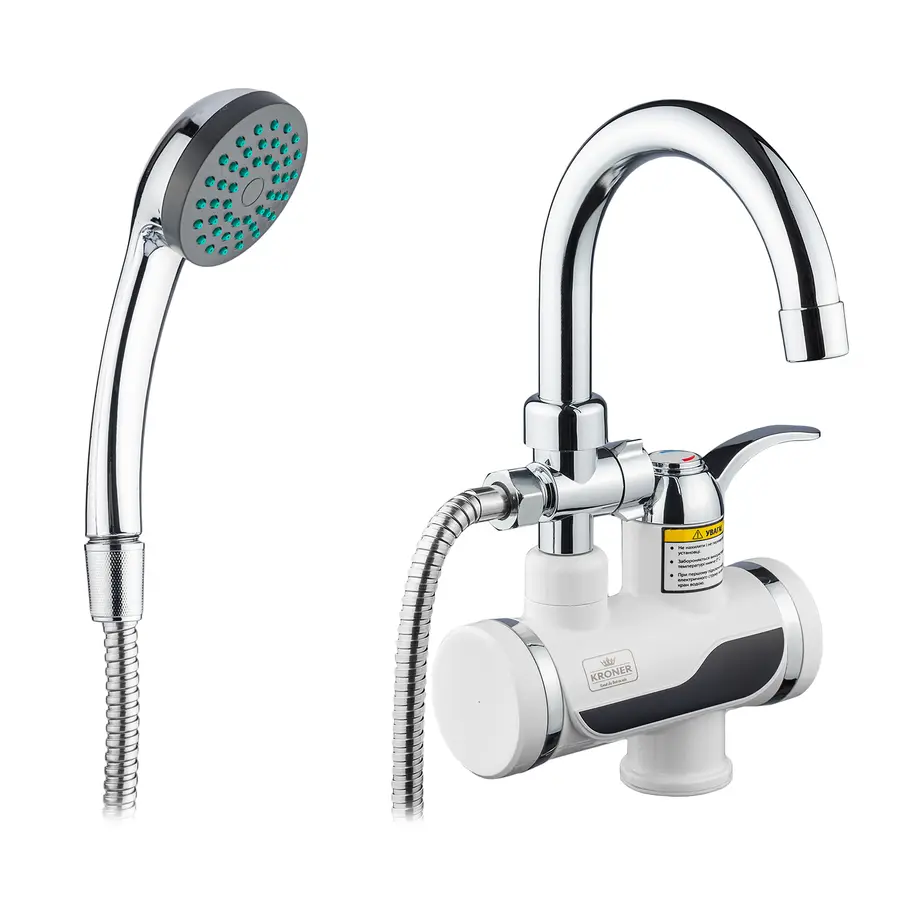 Проточный водонагреватель Kroner KRM Volt – CW191MDS с дисплеем