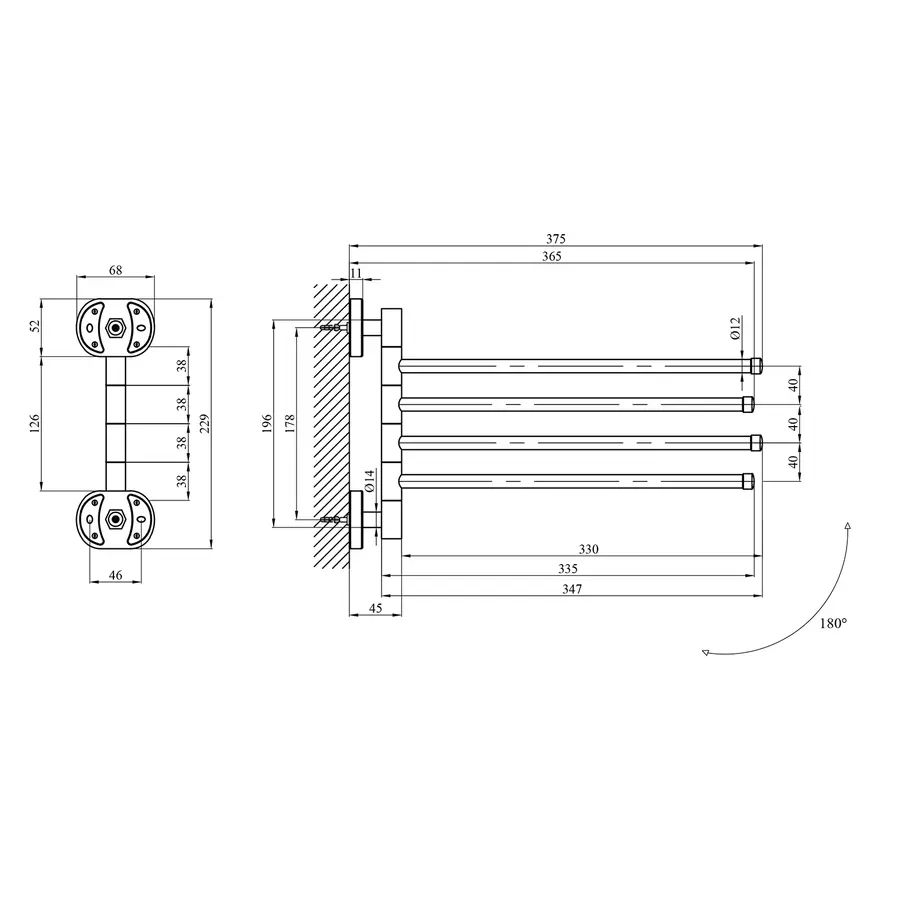 Тримач для рушника Kroner KRM Elbe - ACC2914