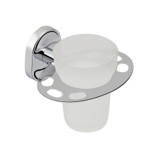 Склянка для ванної кімнати Kroner KRM Elbe - ACG2906-1 з тримачем зубних щіток