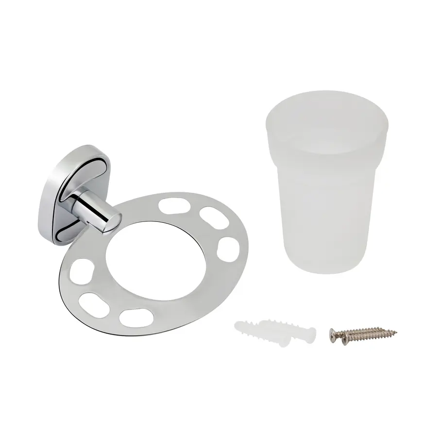 Стакан для ванной комнаты Kroner KRM Elbe - ACG2906-1 с держателем зубных щеток