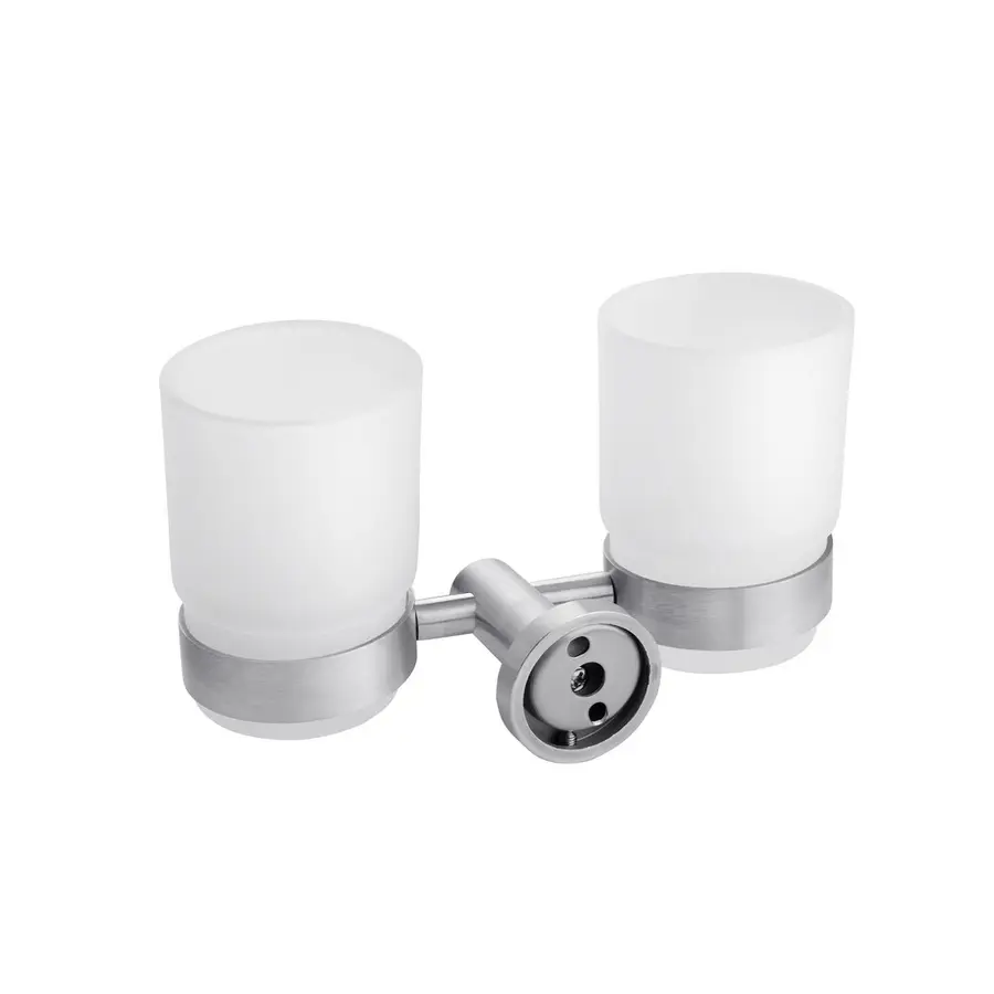 Стакан двойной для ванной комнаты Kroner KRP Edelstahl Klassisch - ESG3708