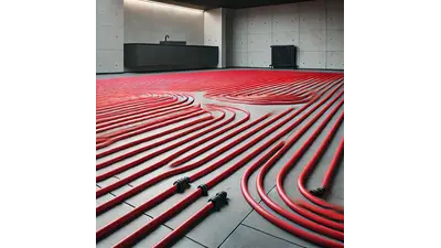 Водяной теплый пол: какие бывают типы труб.