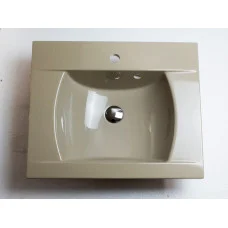 Умивальник накладний бежевий ADAMANT OVER-60 600Х490 CREAM