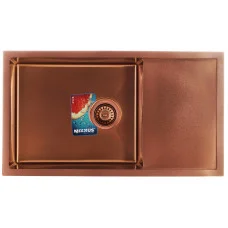 Кухонна мийка MIXXUS MX7844-200x1.2-PVD-BRONZE (MX0562)