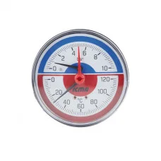 Термоманометр Icma 1/2" 0-10 бар, заднє підключення №259