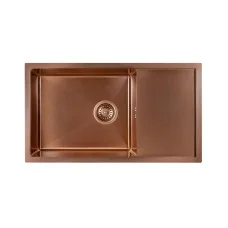 Кухонна мийка Qtap D7844BR 3.0/1.2 мм Bronze (QTD7844BRPVD12)
