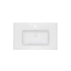 Раковина Qtap Albatross E49 800х490х200 White з донним клапаном QT01119080E49W