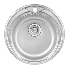 Кухонна мийка Qtap D510 0,8 мм Micro Decor (QTD510MICDEC08)