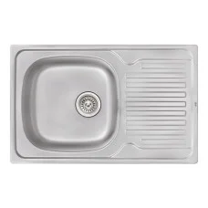 Кухонная мойка Qtap 7850 0,8 мм Satin (QT7850SAT08)