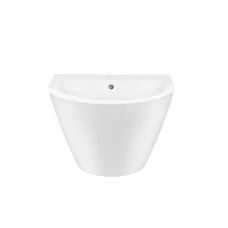 Раковина підвісна моноблок Qtap Swan 521х435х385 White з донним клапаном QT1611005GW