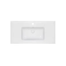 Раковина Qtap Albatross E49 1000х490х200 White з донним клапаном QT01119100E49W