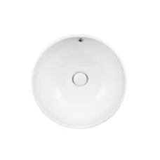 Раковина-чаша Qtap Amazon 430х430х160 White з донним клапаном QT02117043NW
