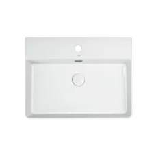 Раковина Qtap Nando LT 600х420х120 White з донним клапаном QT12112173W