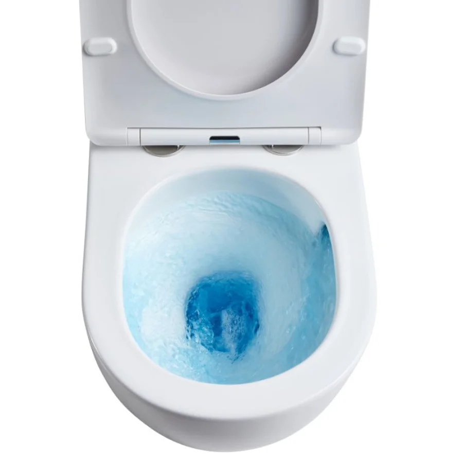 Унітаз підвісний Qtap Swan безободковий Ultra Quiet з сидінням Soft-close QT16335179W