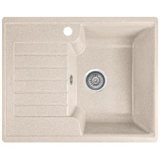Гранітна кухонна мийка Valetti 12L 610x500 мм Бежевий
