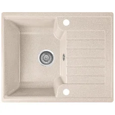 Гранітна кухонна мийка Valetti 12D 620x500 мм Бежевий