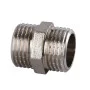 Ніпель нікельований 1/2″ЗР х 1/2″ЗР штампований під прокладку А0501-1А(нк)