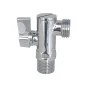 Кран шаровой угловой с фильтром SOLOMON 1/2 "x1 / 2" А7041 (7043)