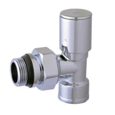 Кран вентильный угловой с американкой SOLOMON 3/4 "CHROM 1855 вент с уплотнителем